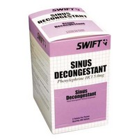 Honeywell 2106100 Swift First Aid Sinus Decongestant (2 Per Envelope, 100 Envelopes Per Box)